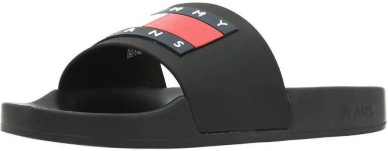 TOMMY JEANS Slippers FLAG POOL SLD ESS zomerschoen slippers met gekleurde logovlag - Foto 9