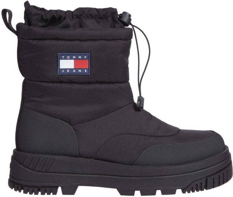 TOMMY JEANS Snowboots TJM SNOW BOOT plateau sneeuwschoenen outdoorschoen laarzen om in te stappen smalle vorm