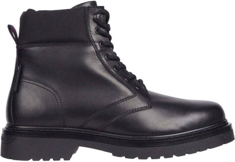 TOMMY JEANS Veterschoenen TJM LACE UP BOOT hakken veterschoenen met gewatteerde schaprand - Foto 2