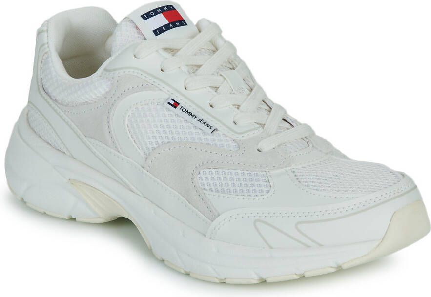 TOMMY JEANS Sneakers met sleehak THE CONEY freizeitschoen lage schoen veterschoen met zijlabel