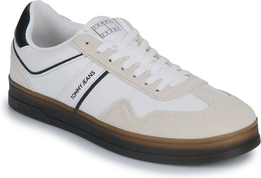 TOMMY JEANS Sneakers THE GREENWICH LEATHER vrijetijdsschoen lage schoen veterschoen met contrast bies - Foto 7