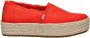TOMS Valencia Espadrilles Dames Oranje - Thumbnail 2