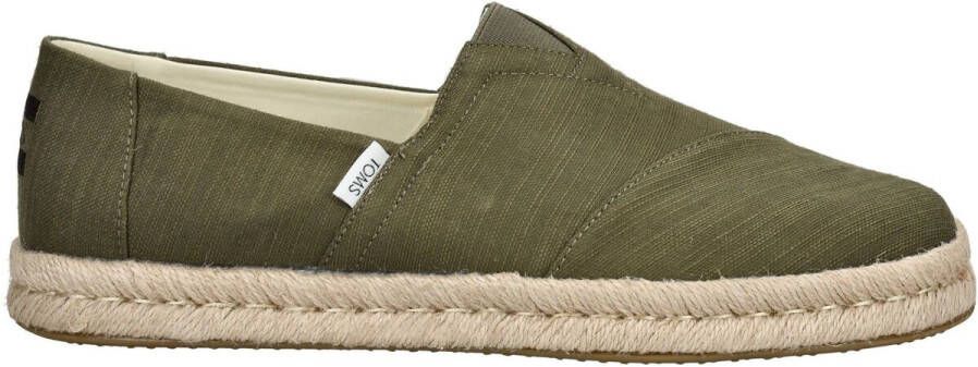 TOMS Shoes ALPARGATA ROPE 2.0 Volwassenen Instappers Groen - Foto 8