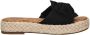 TOMS Women's Abby Slide Sandalen beige zwart - Thumbnail 1