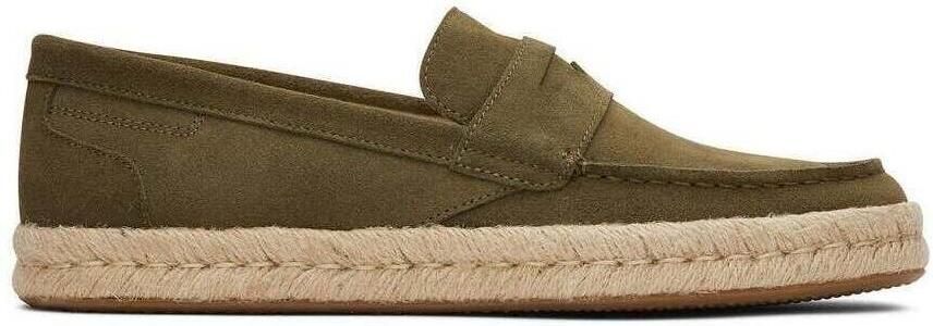 TOMS Klassieke Schoenen Stanford Rope 2.0 10019911 Dark Olive Suede 3126 - Foto 3