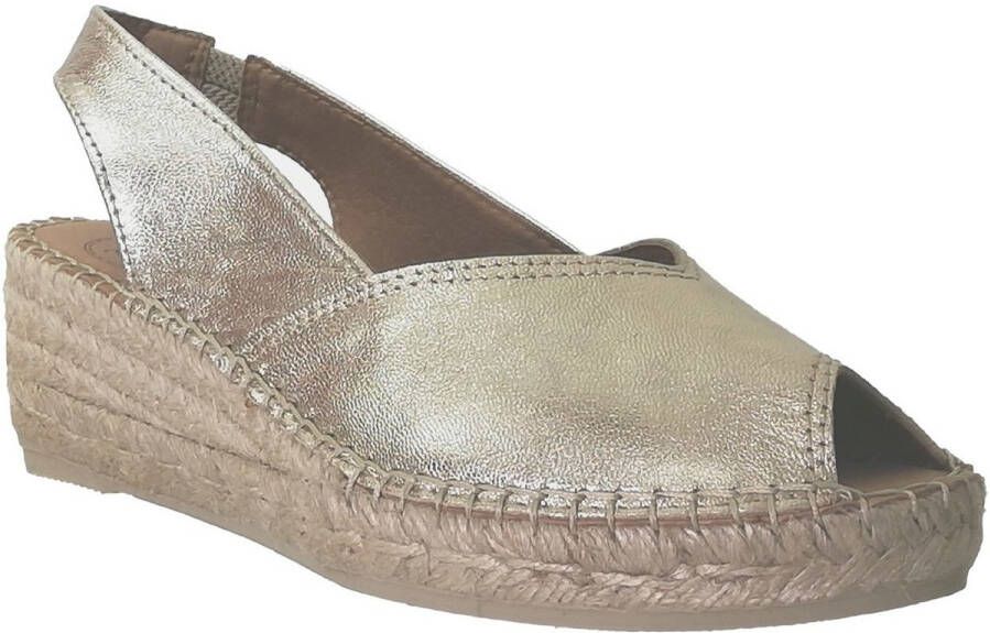 Toni Pons Dames espadrilles Goud Bernia-P Plati