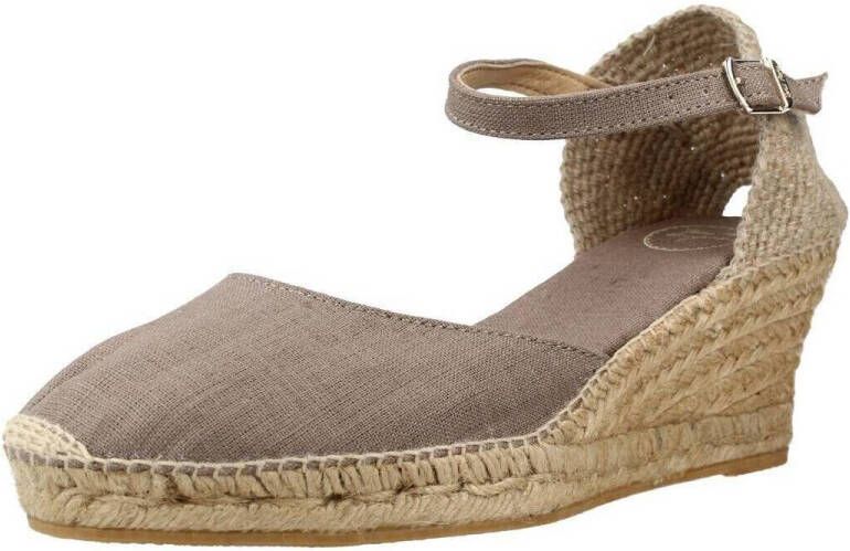Toni Pons Caldes Dames Espadrilles Taupe Linnen CALDEStaupe - Foto 4