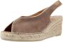 Toni Pons Leslie Dames Espadrilles Suede Taupe - Thumbnail 3