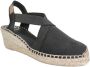 Toni Pons Ter Dames Espadrilles Negre | Zwart | Linnen - Thumbnail 3
