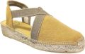 Toni Pons Vegan platte espadrilles voor dames van katoen VERDI-V - Geel