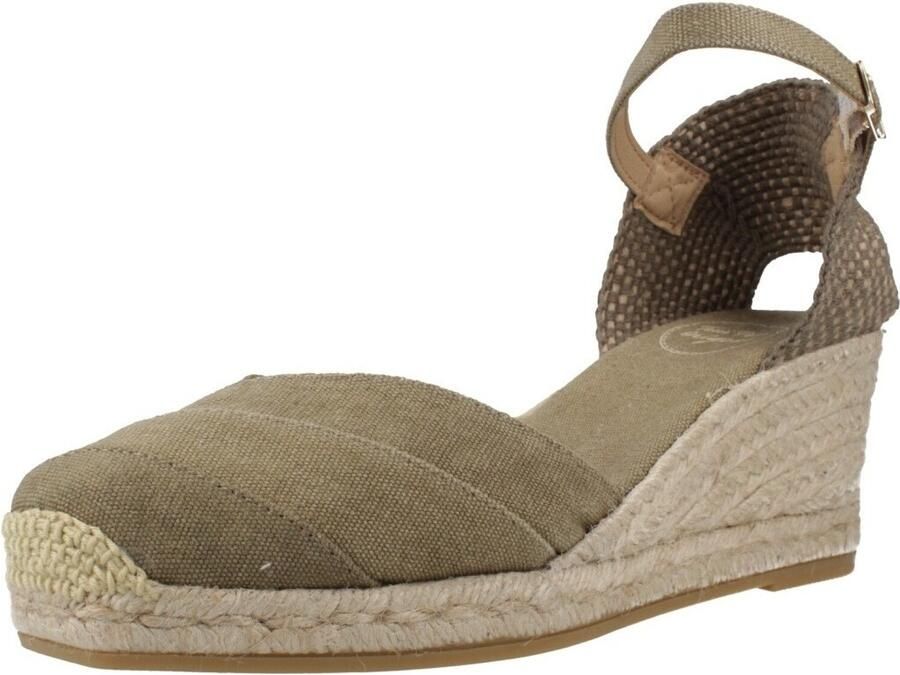 Toni Pons Espadrilles met sleehak voor dames van katoen canvas CLARA - Foto 2