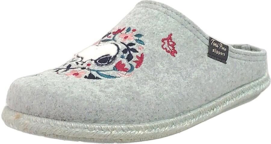Toni Pons Snoopy Dames Pantoffels Vilt Aqua - Foto 2