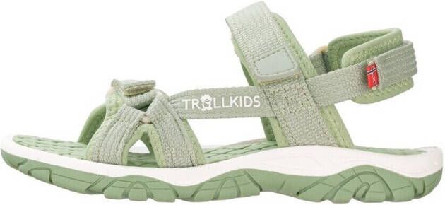 Trollkids Kid's Oslofjord Sandal Sandalen olijfgroen - Foto 2