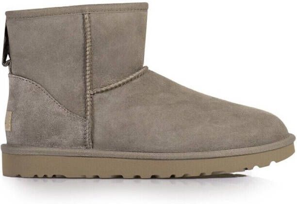 UGG Vachtlaarzen W Classic Mini Ii Maat: 42 Materiaal: Suède Kleur: Camel - Foto 9