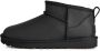 UGG Vachtlaarzen Dames Classic Ultra Mini Leather Regenerate Maat: 36 Materiaal: Leer Kleur: Zwart - Thumbnail 1