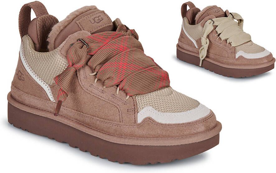 UGG Lage Sneakers Dames W Lowmel Maat: 37 Materiaal: Suède Kleur: Bruin