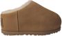 Ugg Kameel Slide Klompen met Gewatteerd Schuim Brown Dames - Thumbnail 2