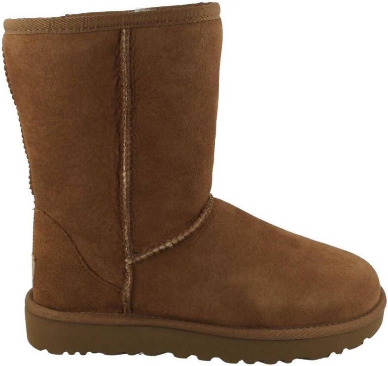 UGG Klassieke laarzen Heren Boots Laarzen Herenschoenen Suède Classic short Cognac - Foto 14