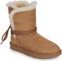 UGG Vachtlaarzen Dames W Bailey Tie Maat: 39 Materiaal: Suède Kleur: Camel - Thumbnail 3