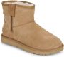 UGG Vachtlaarzen Dames Classic Mini Bailey Zip Maat: 42 Materiaal: Suède Kleur: Camel - Thumbnail 2