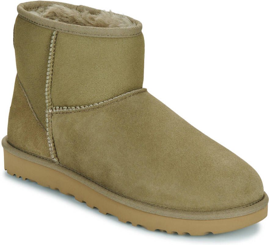 UGG Vrouwen Suède Enkellaarsjes Laarzen Damesschoenen 1016222 Groen - Foto 5
