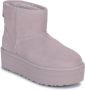 Ugg Velours Plateau laarzen met Elegante Details Pink Dames - Thumbnail 2
