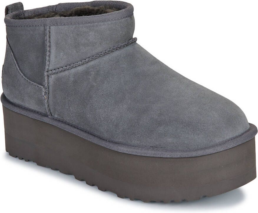 Ugg Classic Ultra Mini Platform-laars voor dames in Black - Foto 4