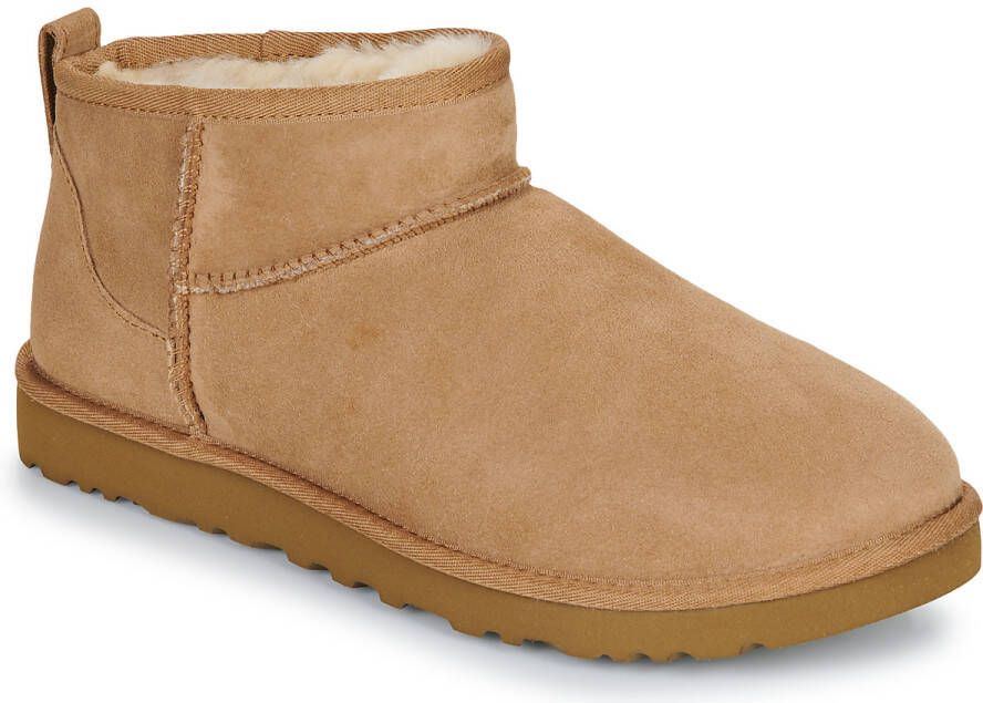 UGG Vachtlaarzen Heren M Classic Ultra Mini Suède Cognac - Foto 2