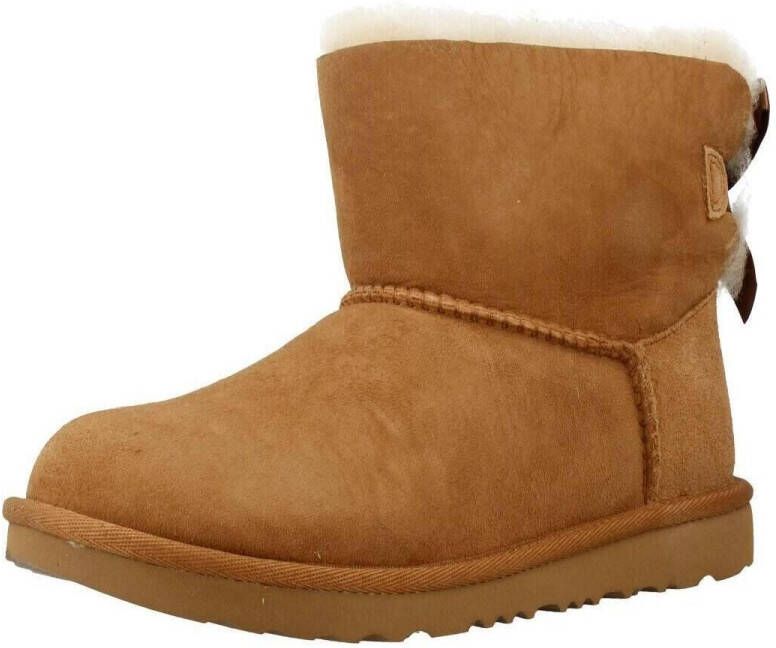 Ugg Mimi Bailey Bow II suède enkelboots camel Bruin Meisjes Suede 23.5 - Foto 8