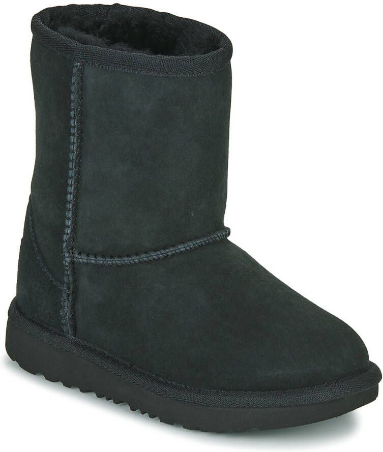 Ugg Classic ll suède enkelboots zwart Jongens Meisjes Suede Effen 32.5