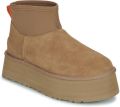 UGG Plateaulaarsjes CLASSIC MINI DIPPER instap boots winterlaarzen snowboots met plateauzool - Bruin