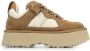 UGG dames veterschoen Astromel suède en textiel bruin beige - Thumbnail 2