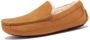 UGG Pantoffels Heren Sloffen Instappers Wol Harde zool Dichte hiel 1101110 Cognac - Thumbnail 8