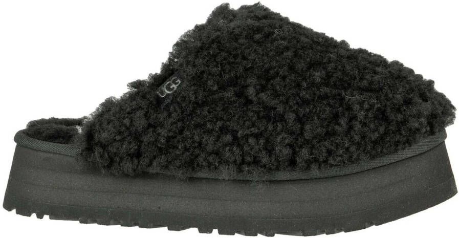 Ugg Maxi krullende pantoffel met plateauzool voor Dames in Black - Foto 2