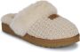 Ugg Comfortabele Gebreide Schapenvacht Instappers Beige Dames - Thumbnail 5