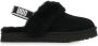 UGG Funkette Pantoffels Sloffen Meisjes Zwart - Thumbnail 2