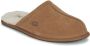 UGG Pantoffels Heren Sloffen Instappers Wol Harde zool Open hiel 1101111 Cognac - Thumbnail 6