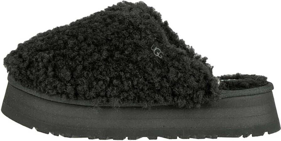 Ugg Maxi krullende pantoffel met plateauzool voor Dames in Black