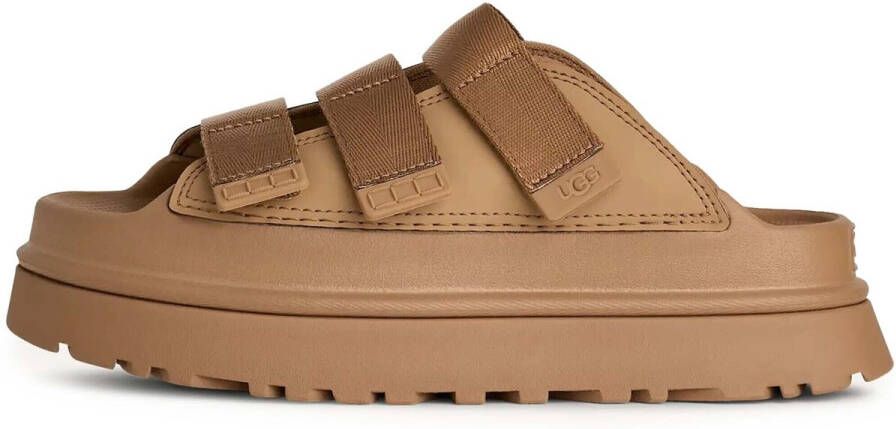 UGG Teenslippers Dames W Goldenstar Slide Maat: 43 Materiaal: Rubber Kleur: Camel