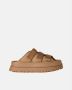 UGG Teenslippers Dames W Goldenstar Slide Maat: 43 Materiaal: Rubber Kleur: Camel - Thumbnail 1