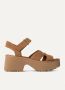 UGG Plateausandaaltjes NEW HEIGHTS ANKLE STRAP wedge-sandaal plateauschoen met praktische klittenbandsluiting - Thumbnail 2