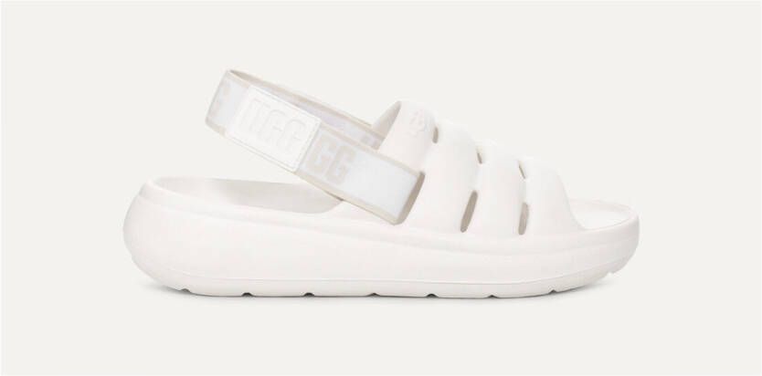 Ugg Sport Yeah Slide voor Dames in Bright White - Foto 4