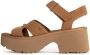 UGG Dames W New Heights Ankle Strap Maat: 43 Materiaal: Suède Kleur: Cognac - Thumbnail 1