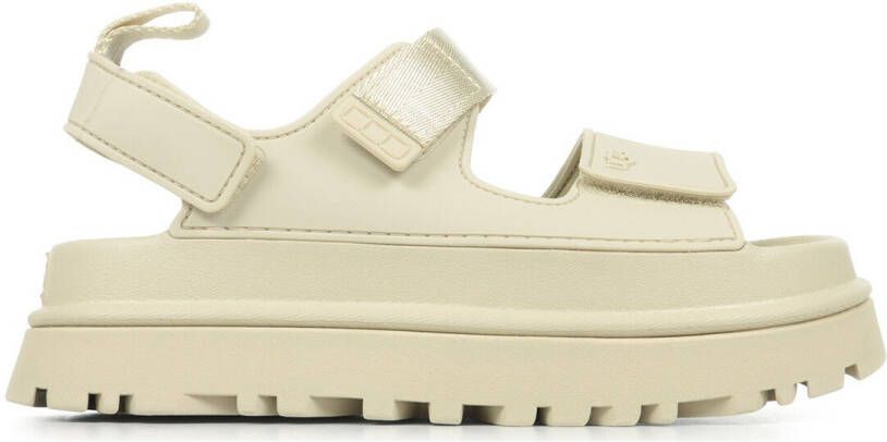 UGG Plateausandalen Goldenglow zomerschoen strandschoen plateausandaal met klittenbandsluitingen - Foto 14