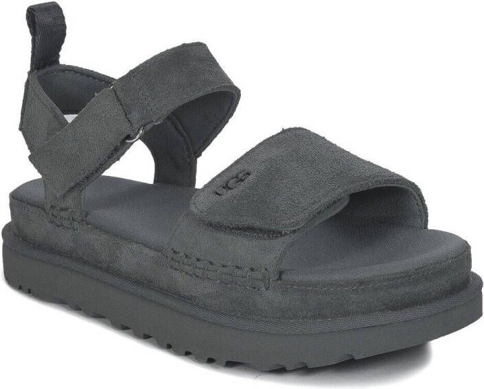 Ugg Sneakers Sandalen Goldenstar aus Veloursleder in donkergrijs - Foto 2