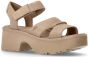 UGG Plateausandaaltjes NEW HEIGHTS ANKLE STRAP wedge-sandaal plateauschoen met praktische klittenbandsluiting - Thumbnail 7