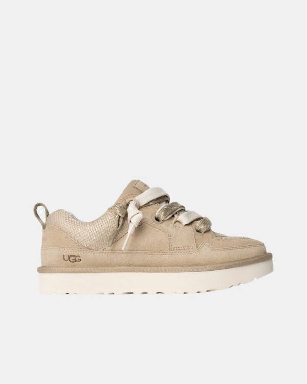 UGG Lo Lowmel suede dames sneakers wit Echt leer Uitneembare zool - Foto 6