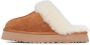UGG Pantoffels Dames Sloffen Instappers Suède Harde zool Dichte hiel Disquette Cognac - Thumbnail 4
