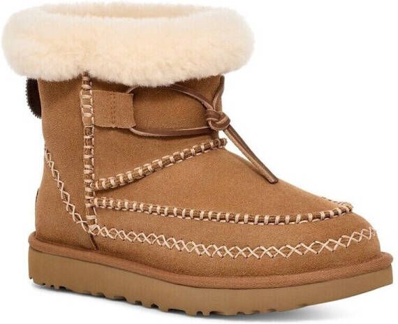 UGG CLASSIC MINI ALPINE W SnowbootsGevoerde laarzenDames laarzen Cognac - Foto 3