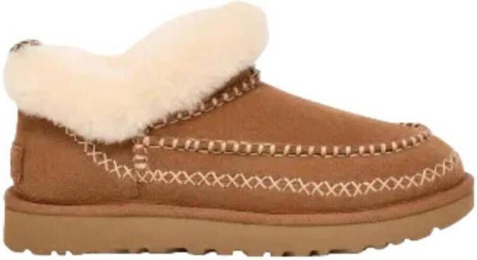 UGG Vachtlaarzen Dames Classic Ultra Mini Alpine Maat: 36 Materiaal: Suède Kleur: Bruin - Foto 4